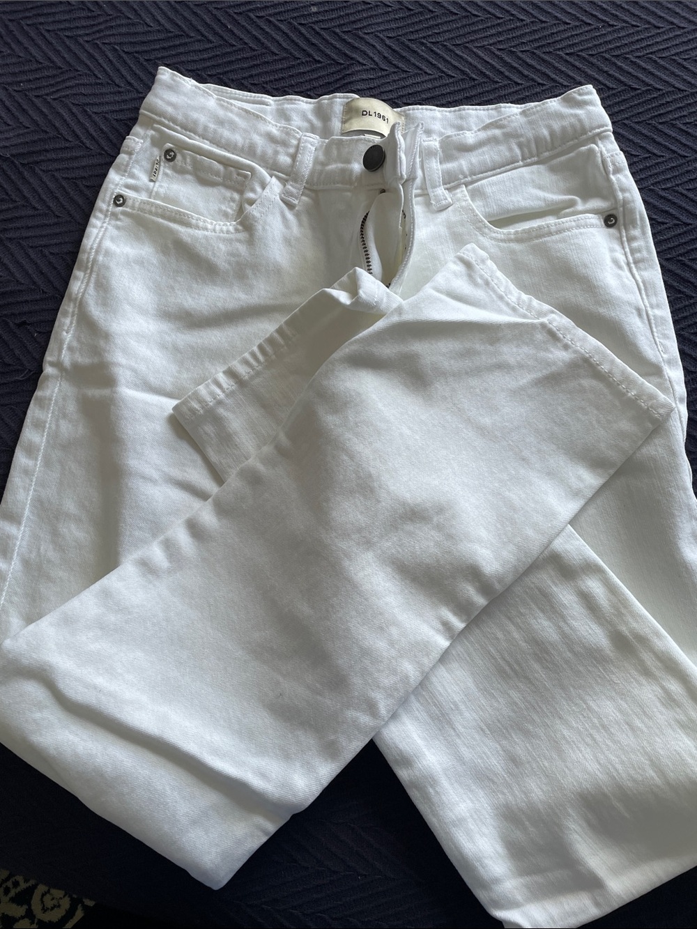 DL1961 Crisp White Slim Jeans